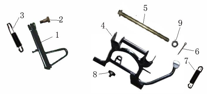 Side Center Stojak Turbho RG50 krem do kawy