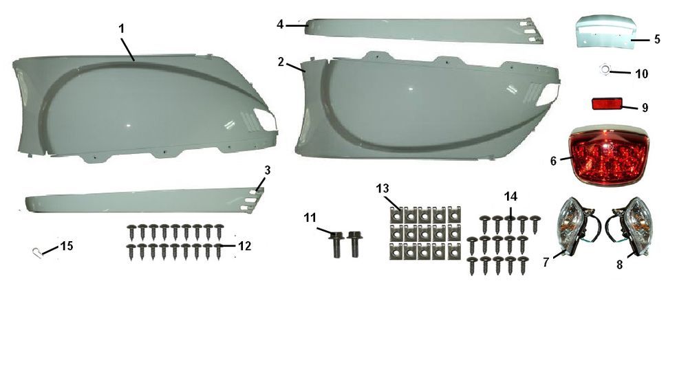 Ekran boczny Edwards Tomorrow VX50S 4-suwowy