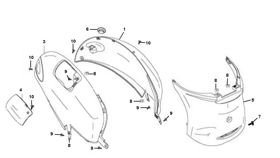 Boczny ekran Rover Fun 4-suwowy