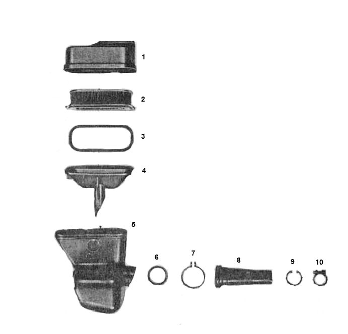 Zundapp Filtr powietrza 4-biegowy stary typ