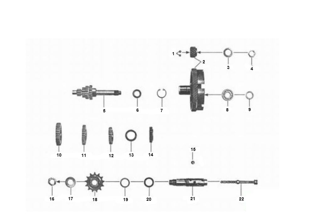 Zundapp Acceleration 4 Przyspiesz stary typ
