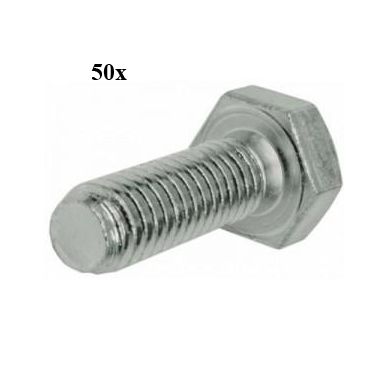 Śruba sześciokątna m6x10mm 50szt