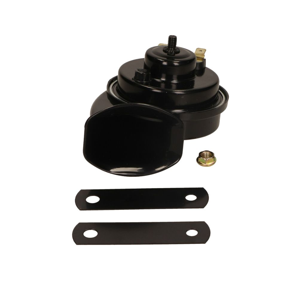 Klakson 12v (żarówka) czarny DMP