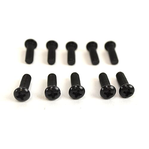 Śruba metalowa M5x16 krzyżówka czarna 10 sztuk