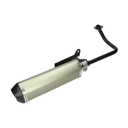 Wydech GY6 [139QMB] Chiny AGM/BTC/Znen/GY6 (owalny model Akrapovic) Aluminium Jamarcol