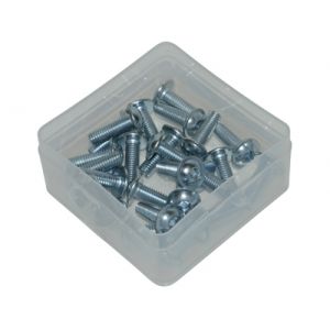 śruba nakrętka śruba m5 x 16mm czarna 25szt
