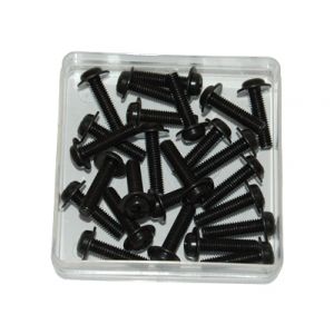 śruba nakrętka śruba m5 x 20mm czarna 25szt