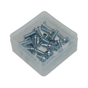 śruba nakrętka śruba m6 x 20mm czarna 25szt