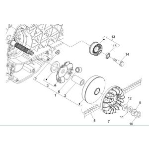 Koło pasowe napędu Vespa GTV 250 4T 4V IE 