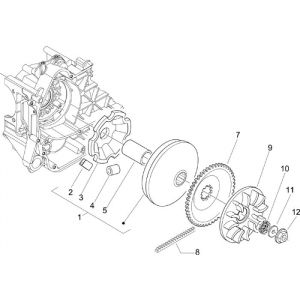 Wariator Piaggio Liberty 2-suwowy