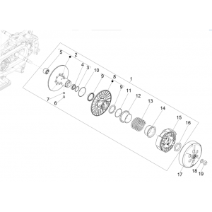 Piaggio Beverly 300 4T 4V HPE ABS E5 napędzane koło pasowe 2021-2022 (EMEA)
