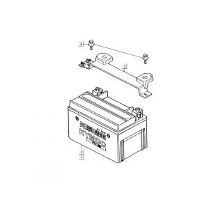 Bateria Kymco Maxxer 90 Czarny