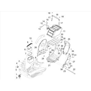 Akumulator Vespa Elettrica 25/KMH SCH E5 2021 (EMEA) 