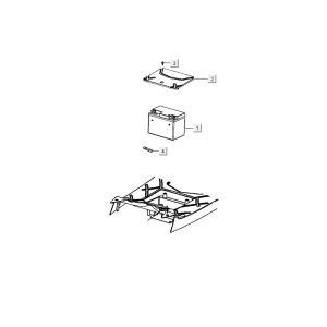 Bateria Kymco Delivery 4-suwowy czarny
