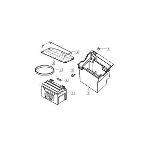 akumulator Kymco Grand Dink 2-suwowy Srebrny