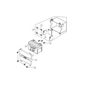 Bateria Kymco New Dink 4-suwowa biała