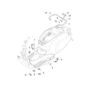 Vespa Sprint 125 4T 3V IE ABS E5 2021 tylny uchwyt (EMEA)