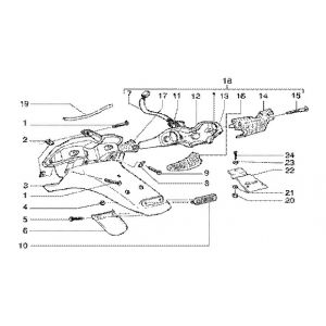 Lampka Tylna Gilera Runner 180cc FXR 2-suwowy