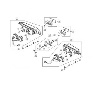 Lampa tylna Kymco MXU 400