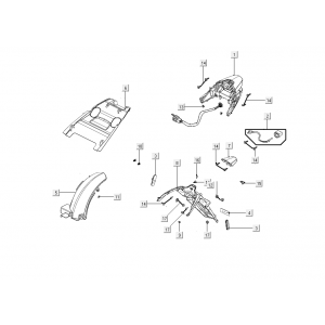Lampka Tylna Kymco People S 50i E4 Niebieska