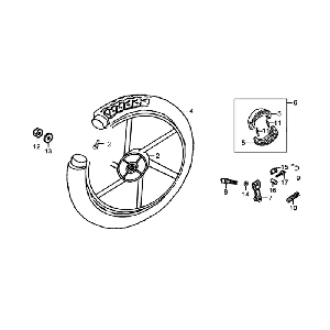 Model Sym Orbit (BU289) Niebieskie 