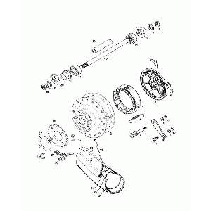 Achterwiel Tomos CLASSIS XL (L1)