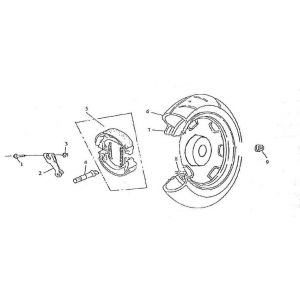 Koło tylne Turbo RG50 125cc