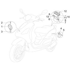 Bateria Piaggio Fly 2-suwowa
