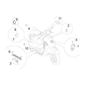 Części elektryczne Vespa Lx 2-suwowy