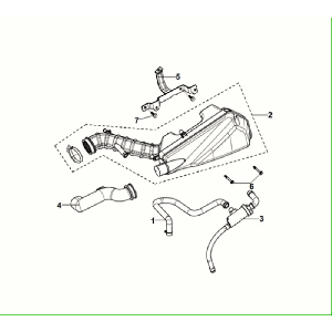 Sym Fiddle ll Euro 5 filtr powietrza