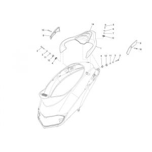 Bagażnik Piaggio Liberty 2-suwowy