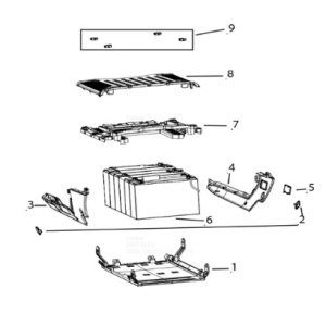Skrzynka na baterie Yadea E8S