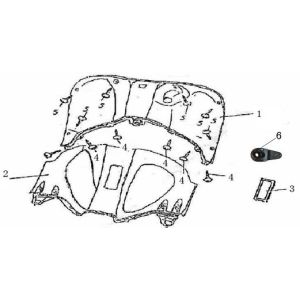 Legshield China GT czarny