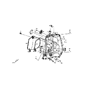 Sym Fiddle III (WH006 R010CA) napęd na dwa koła