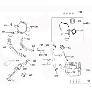 Zbiornik benzyny Benzhou ZN50QT-36 szampan