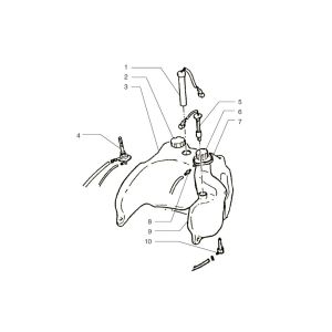 Zbiornik benzyny Beta Ark-tribe AC biały 2009 2-suwowy