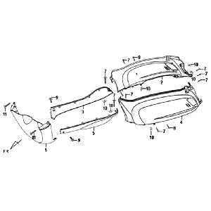 Poszycie Sym Fiddle II (Y8279) żółty 