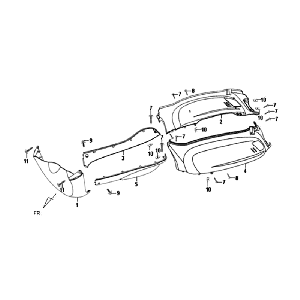 Poszycie Sym Fiddle II (R086) czerwony