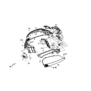 Poszycie Sym Fiddle III (WH006) białe