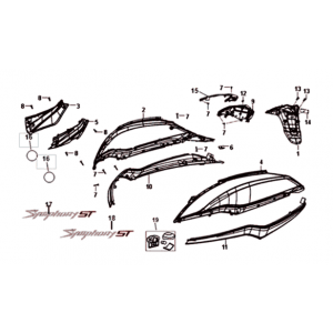 Sym Symphony ST 200I Białe platerowanie (WH-006)
