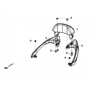 Uchwyt L/R Sym Joymax 125I ABS