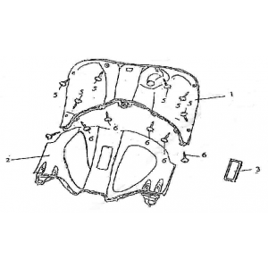 Okap wewnętrzny Turbo RG50 125cc