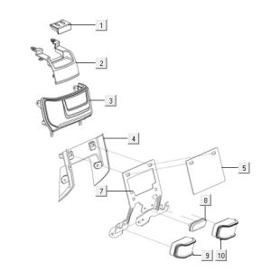 Lampa tylna biała Niu N1S