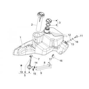 Zbiornik paliwa Piaggio Fly 2-suwowy