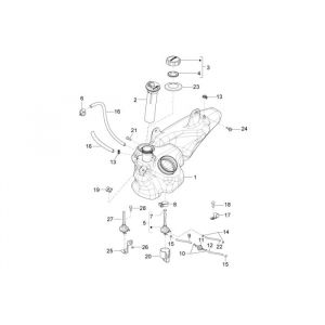 Zbiornik paliwa Piaggio Liberty 2-suwowy