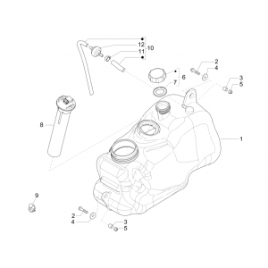 Zbiornik paliwa Piaggio MP3 500 LT Business 2014-2016