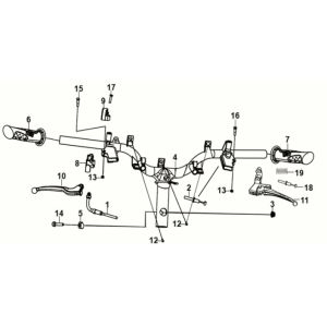 Cable - Switch - Handle Lever Sym Orbit III 125I E5