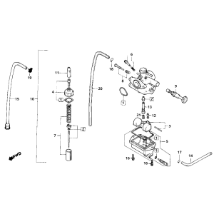 Silnik Honda MB/MT/MTX 50