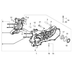 Carter Piaggio Liberty 2-suwowy