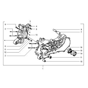 Carter Gilera Runner 98-2005 2-suwowy